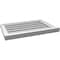 Ekena Millwork Vertical Surface Mount PVC Gable Vent: Functional, w/ 2"W x 2"P Brickmould Sill Frame, 26"W x 18"H GVPVE26X1803SF - alternate 2